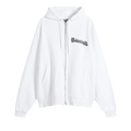 Balenciaga Oversized Zip-Up Hoodie "White"
