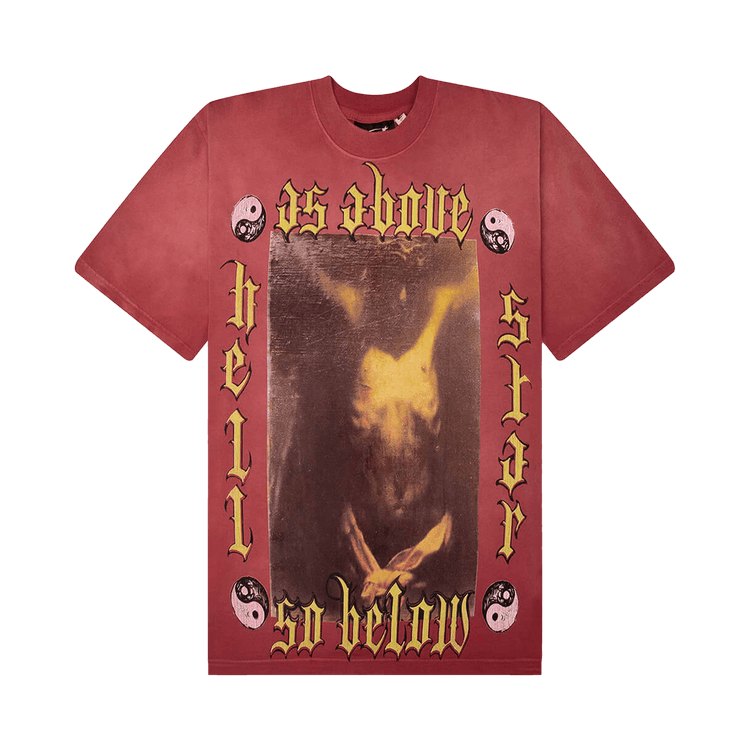 Hellstar As Above So Below T-Shirt "Red"