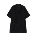 Yohji Yamamoto Pour Homme Printed Dolman Jacket "Black"