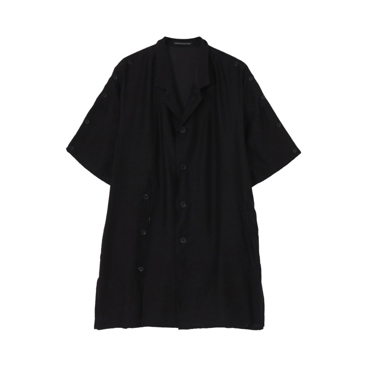 Yohji Yamamoto Pour Homme Printed Dolman Jacket "Black"