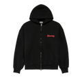 Balenciaga Medium Fit Zip Up Hoodie "Black"