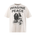 SAINT Mxxxxxx x John Lennon Imagine Peace Short-Sleeve T-Shirt "White"