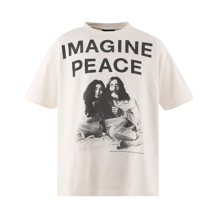 SAINT Mxxxxxx x John Lennon Imagine Peace Short-Sleeve T-Shirt "White"