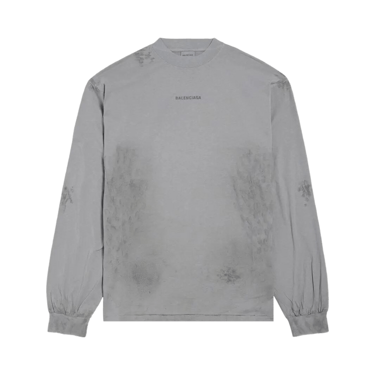 Balenciaga Long-Sleeve T-Shirt "Grey"