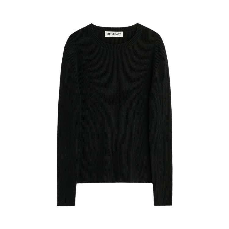 Our Legacy Compact Roundneck Almost Refined Silk "Black"