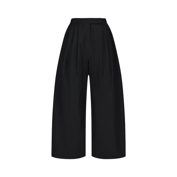 Amomento Three Tuck Banding Pants "Black"