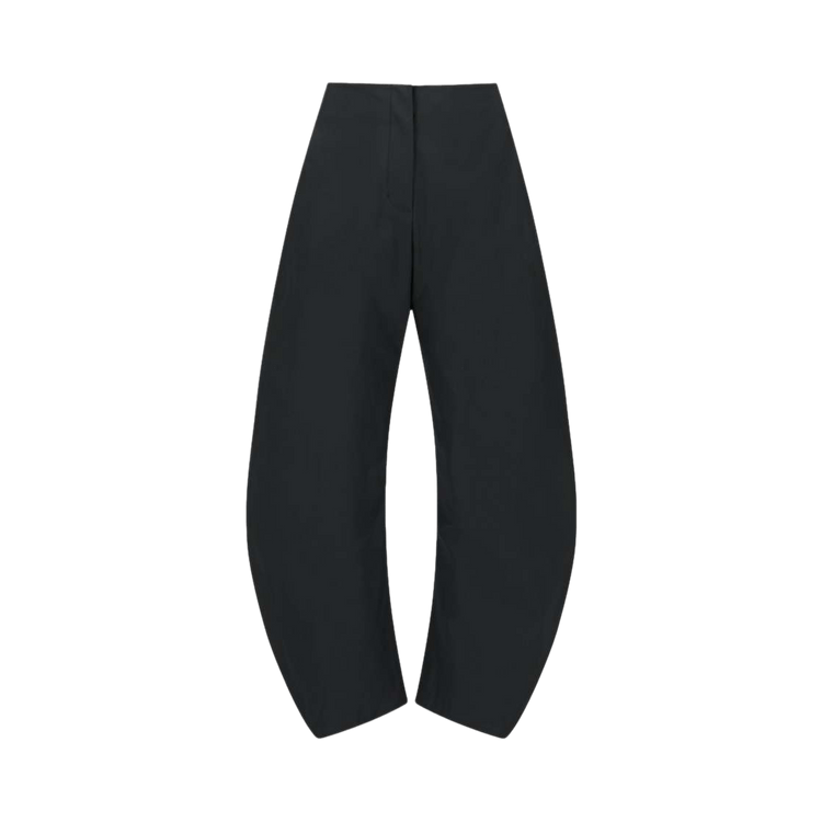 Amomento Curved Silhouette Pants "Black"