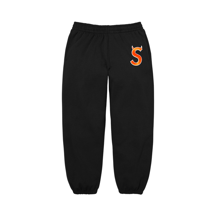 Supreme Devil S Logo Sweatpant "Black"
