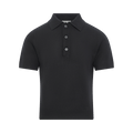 Entire Studios Short-Sleeve Knit Polo "Black"