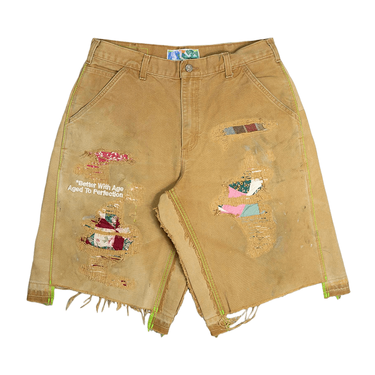 *Better With Age Repair Double-Wide Carpenter Shorts "Assorted"