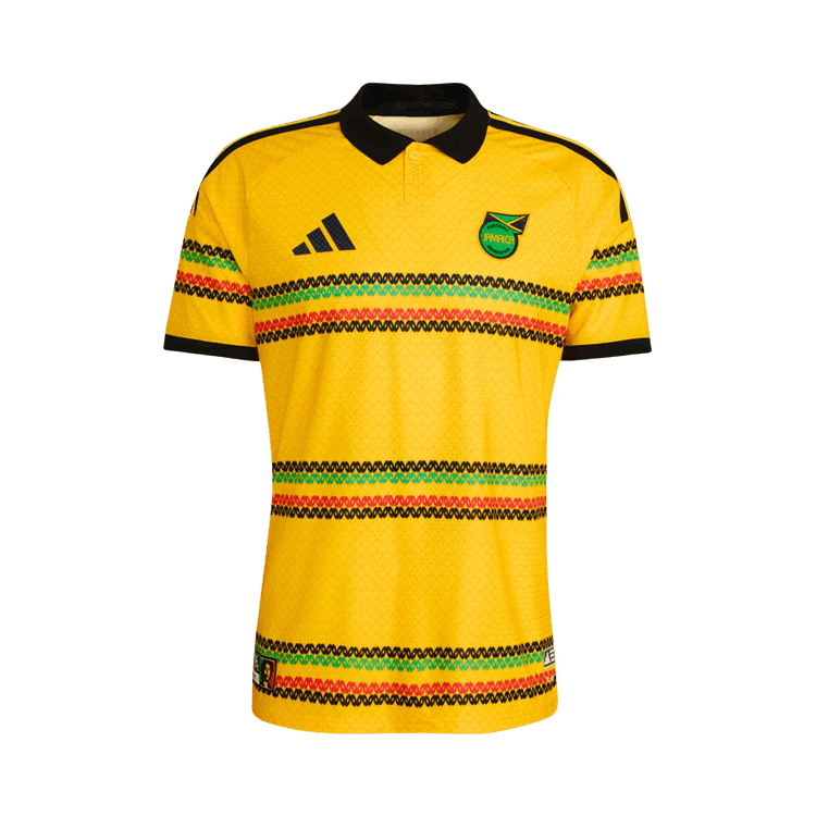 Adidas Jamaica 26 x Bob Marley Home Authentic Jersey "Bold Gold"