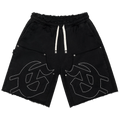Godspeed Carpenter Distressed Shorts "Black"