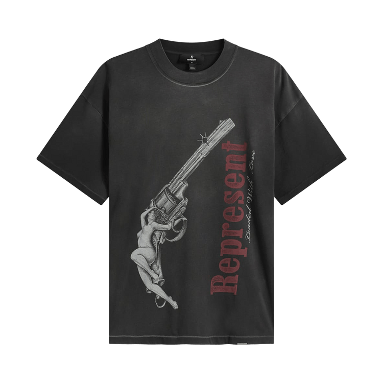 Represent Clo Loaded With Love T-Shirt "Stained Black"