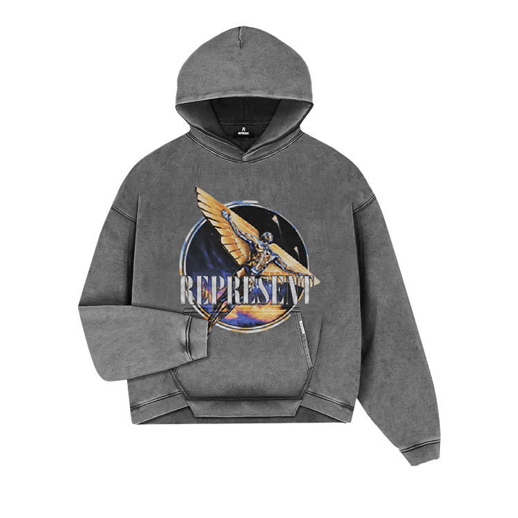 Represent Clo Golden Tour Hoodie "Sun Fade Grey"