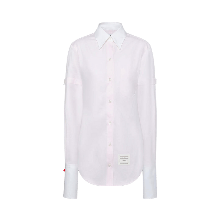 Thom Browne Classic Fit Long-Sleeve PC Shirt "Light Pink"