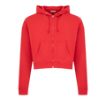 Auralee High Twist Light Sweat Zip Parka "Red"