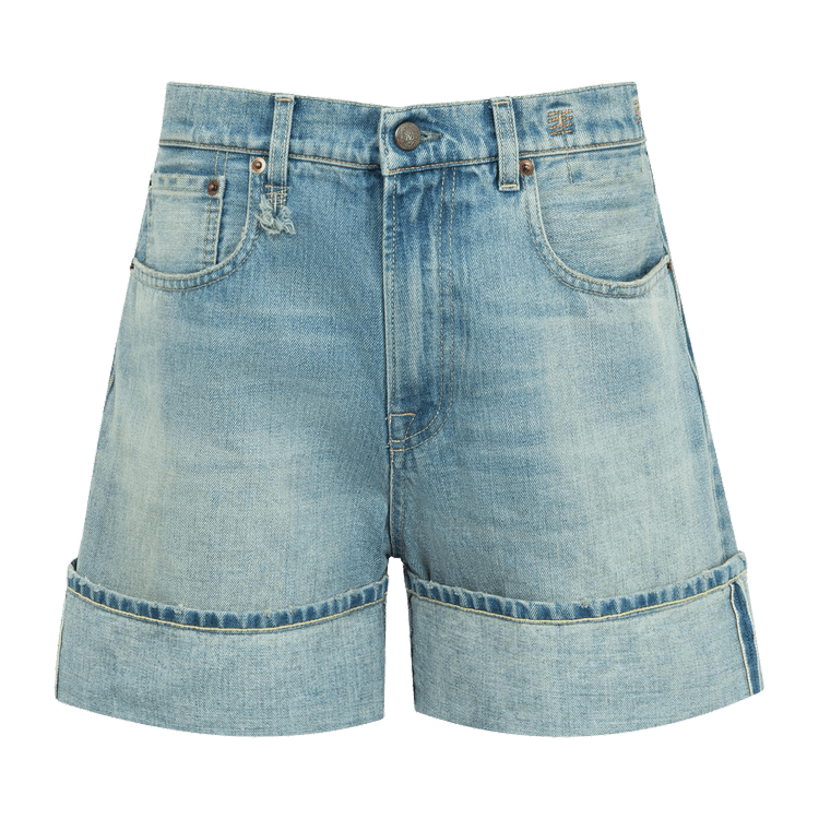 R13 Nina Short "Lapis Selvedge Blue"