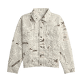 Engineered Garments Type 5 Jean Jacket "White Newspaper Print"