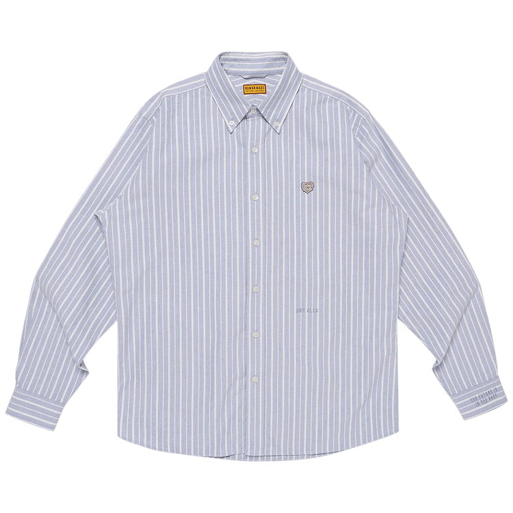 Human Made Stripe OX B.D. Shirt "Blue"
