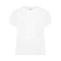 Saint Laurent T-Shirt Manches Courtes Fitte "Blanc"