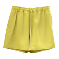 Auralee Wool Max Canvas Shorts "Mustard Yellow"