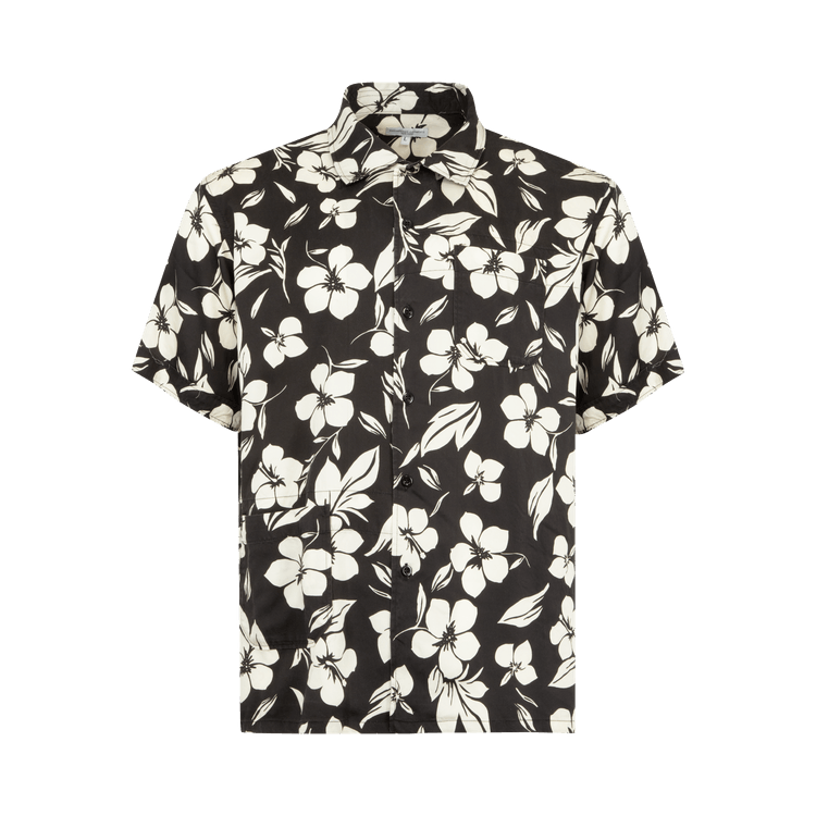 Engineered Garments Camp Shirt "Black/Natural"