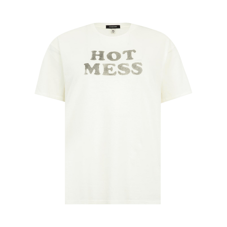 R13 Hot Mess Boy T "Off White"