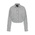 R13 Split Hem Boyfriend Shirt "White"