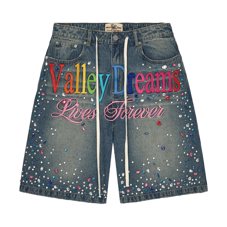 Vale Forever Ice Cream Jorts "Light Rinse"