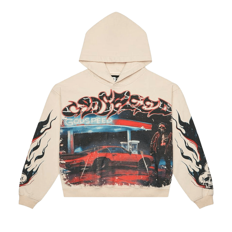 Godspeed Pit Stop Hoodie "Bone"