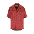 Valentino Camicia Maniche Corte "Magenta/Nero"