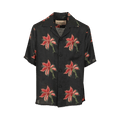 Valentino Camicia Maniche Corte "Nero/Magenta/Rosa/Verde"