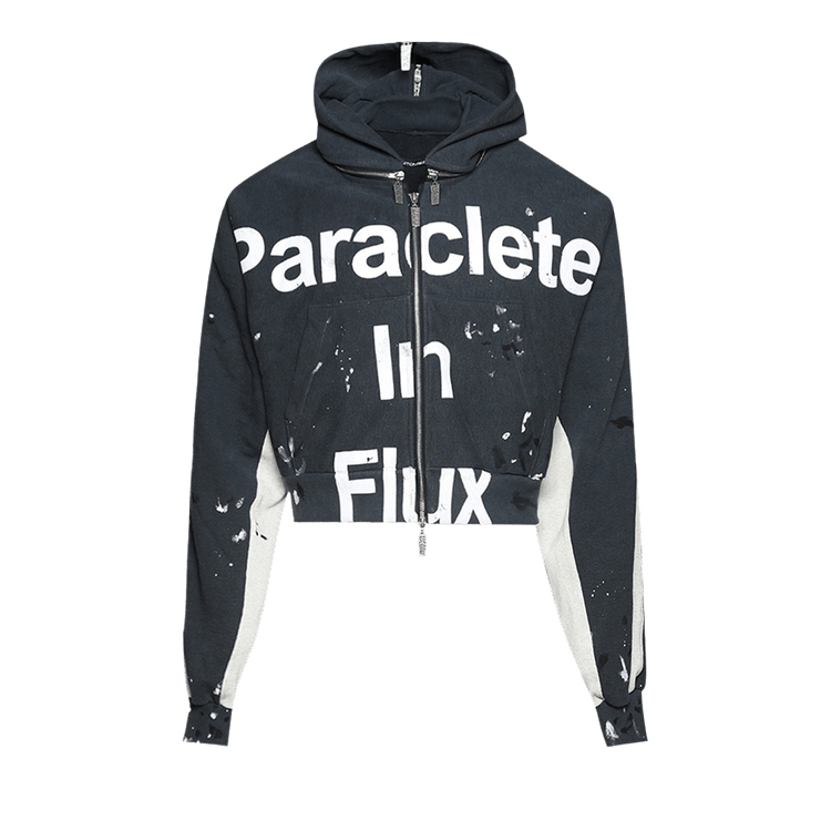 RIVINGTON roi Rebis Paraclete In Flux Rose Zip Hoodie "Vintage Black/Grey"