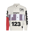 RIVINGTON roi Rebis Apocrypha Rugby Polo "White"