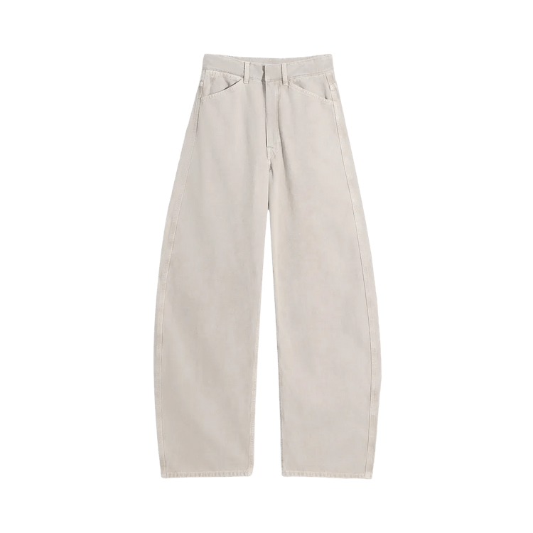 Lemaire High Waisted Curved Pants "Moonstone"