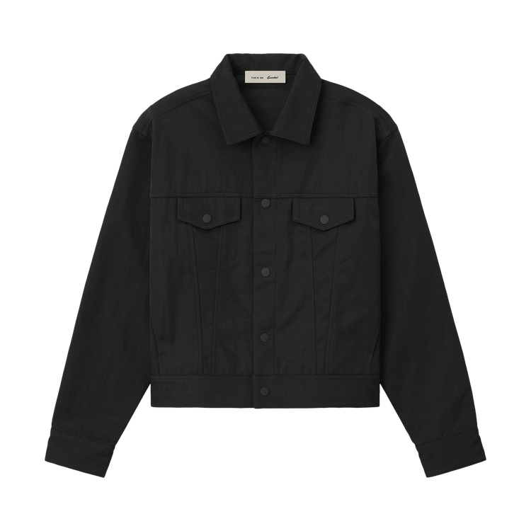 Fear of God Essentials Trucker Jacket "Vintage Black"