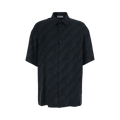 Balenciaga Short-Sleeve Large Fit Shirt "Black"