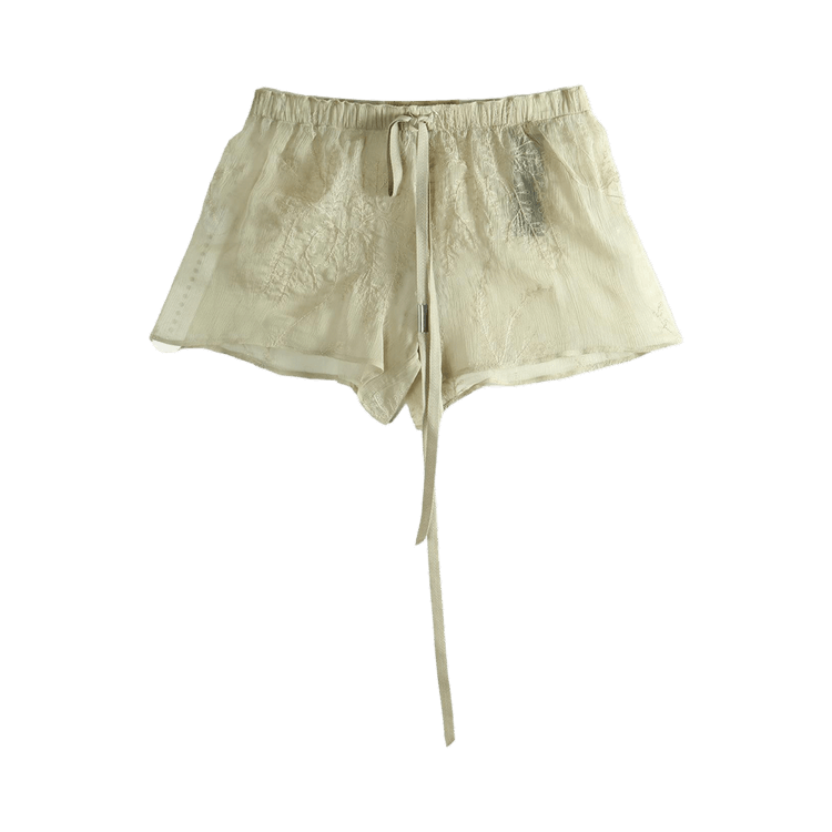 Ann Demeulemeester Nisa Micro Boxer Shorts "Mastic"