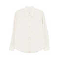 Lemaire Pointed Collar Shirt "Light Cream"