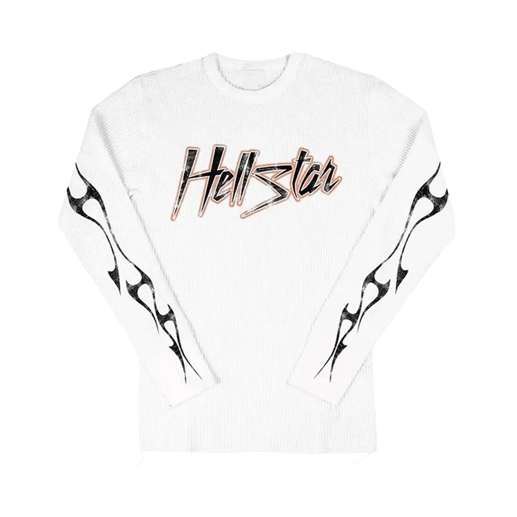Hellstar Down The Paradise Path Long-Sleeve T-Shirt "White"