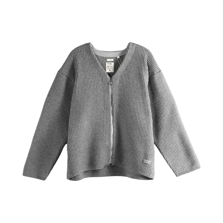 nanamica 5G Zip Cardigan "Heather Grey"
