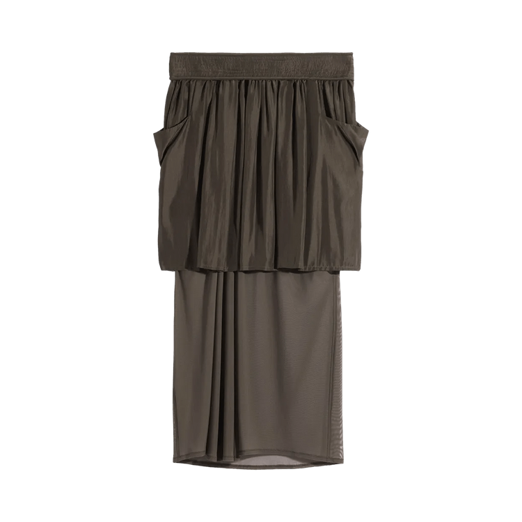 Lemaire Double Layer Skirt "Moka"