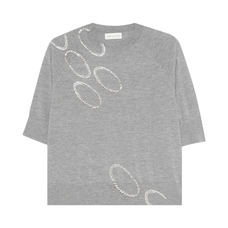 Dries Van Noten Fine Merino Cashwool Sweater "Grey"
