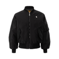 Hellstar Core Logo Bomber Jacket "Black"