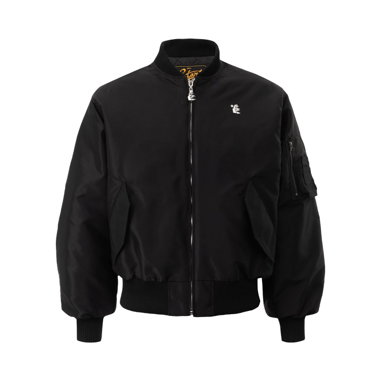 Hellstar Core Logo Bomber Jacket "Black"