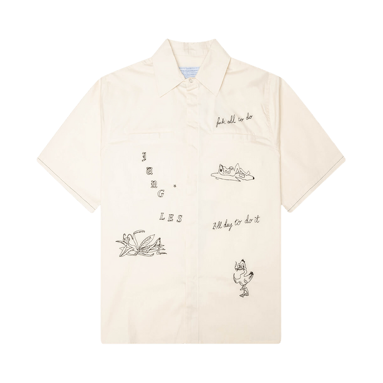 Jungles Fuck All Button Up "Birch"