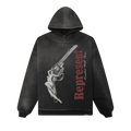 Represent Clo Loaded With Love Hoodie "Stained Black"