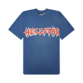 Hellstar Metal Logo Tee "Blue"