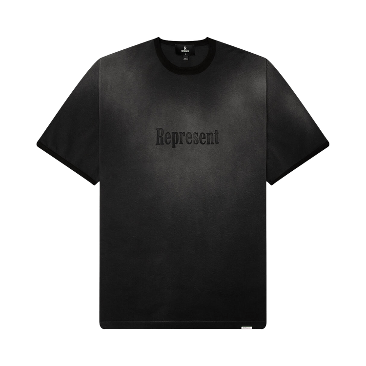 Represent Clo Ringer T-Shirt "Stained Black"