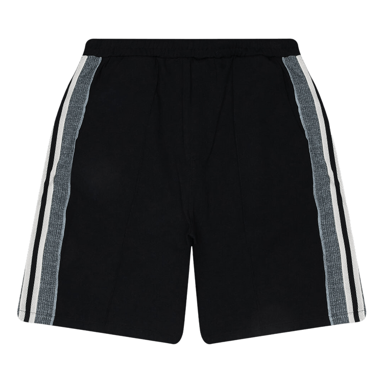Jungles Knit Panel Shorts "Black/Green"